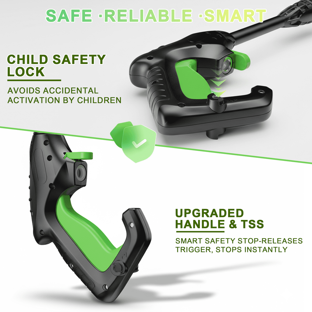 Rebelduck 4000 PSI Electric Pressure Washer Max 2.6 GPM Power Washer with Adjustable Nozzle 0-120°,Foam Cannon 35FT Power Cord 20FT Hose for Car Garden Yard Hom