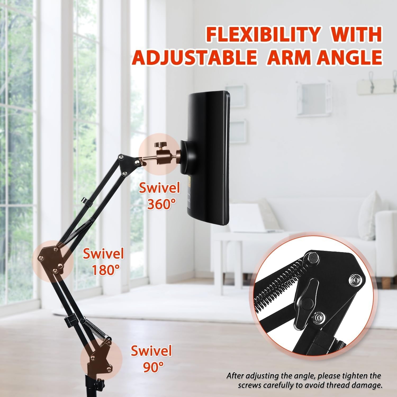 Rebelduck Red Light Therapy for Face and Body, Red Infrared Light Therapy Lamp with Stand Led 660nm Red Light-Therapy& 850nm Infrared Light Device for Body