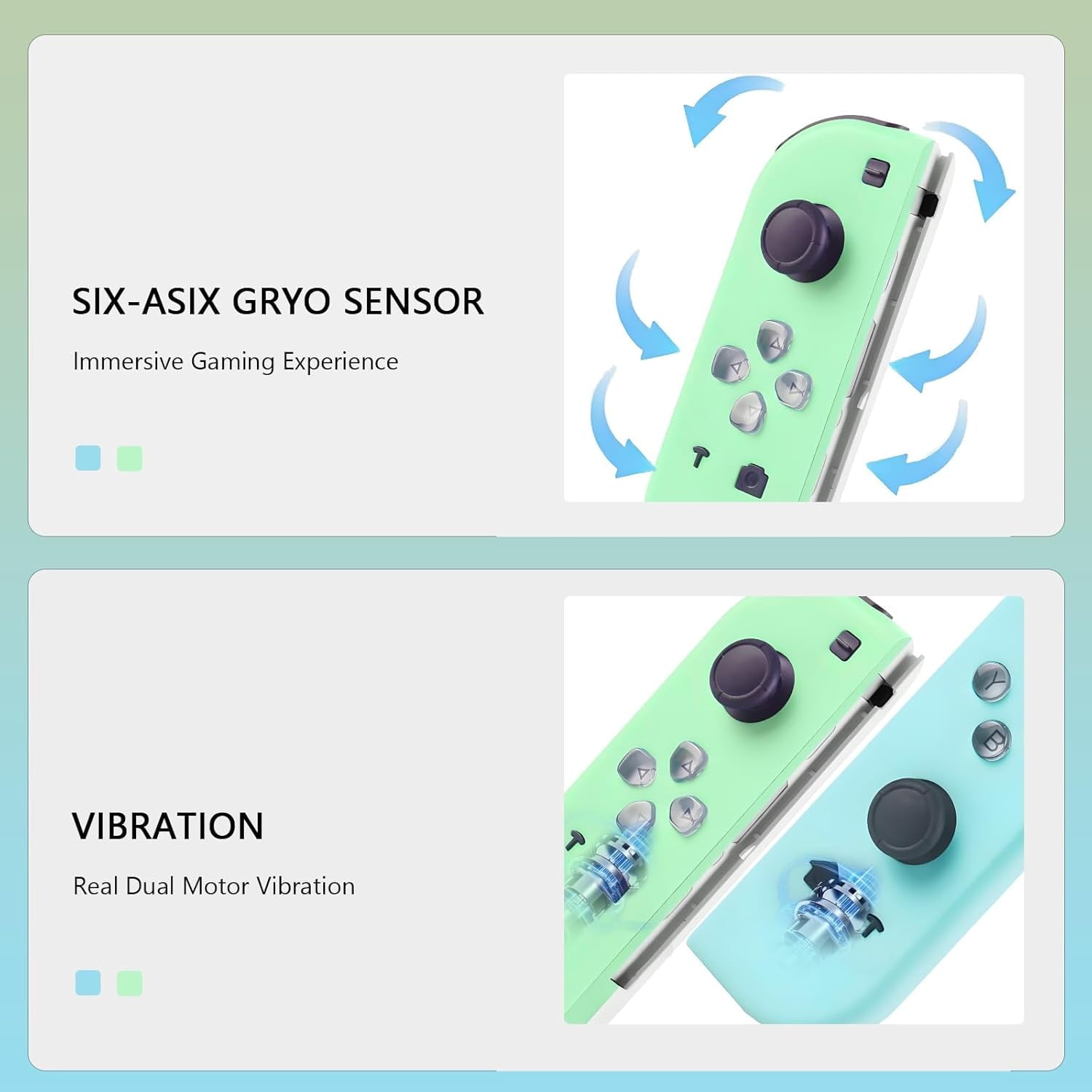 Rebelduck Switch Controller for Nintendo Switch, Switch Remote Control supports Dual Vibration/Motion Control/Screenshot/Wake-up