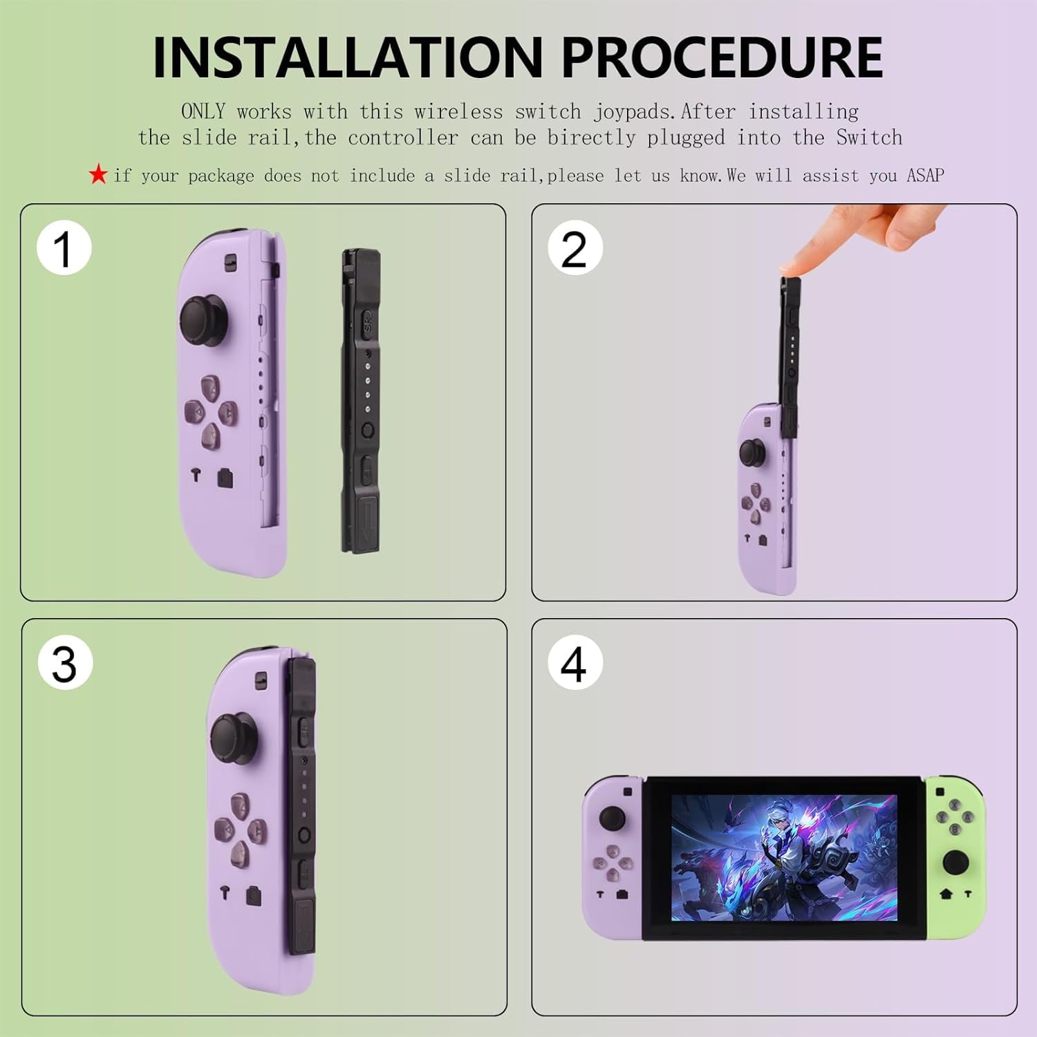 Rebelduck Switch Controller for Nintendo Switch, Switch Remote Control supports Dual Vibration/Motion Control/Screenshot/Wake-up